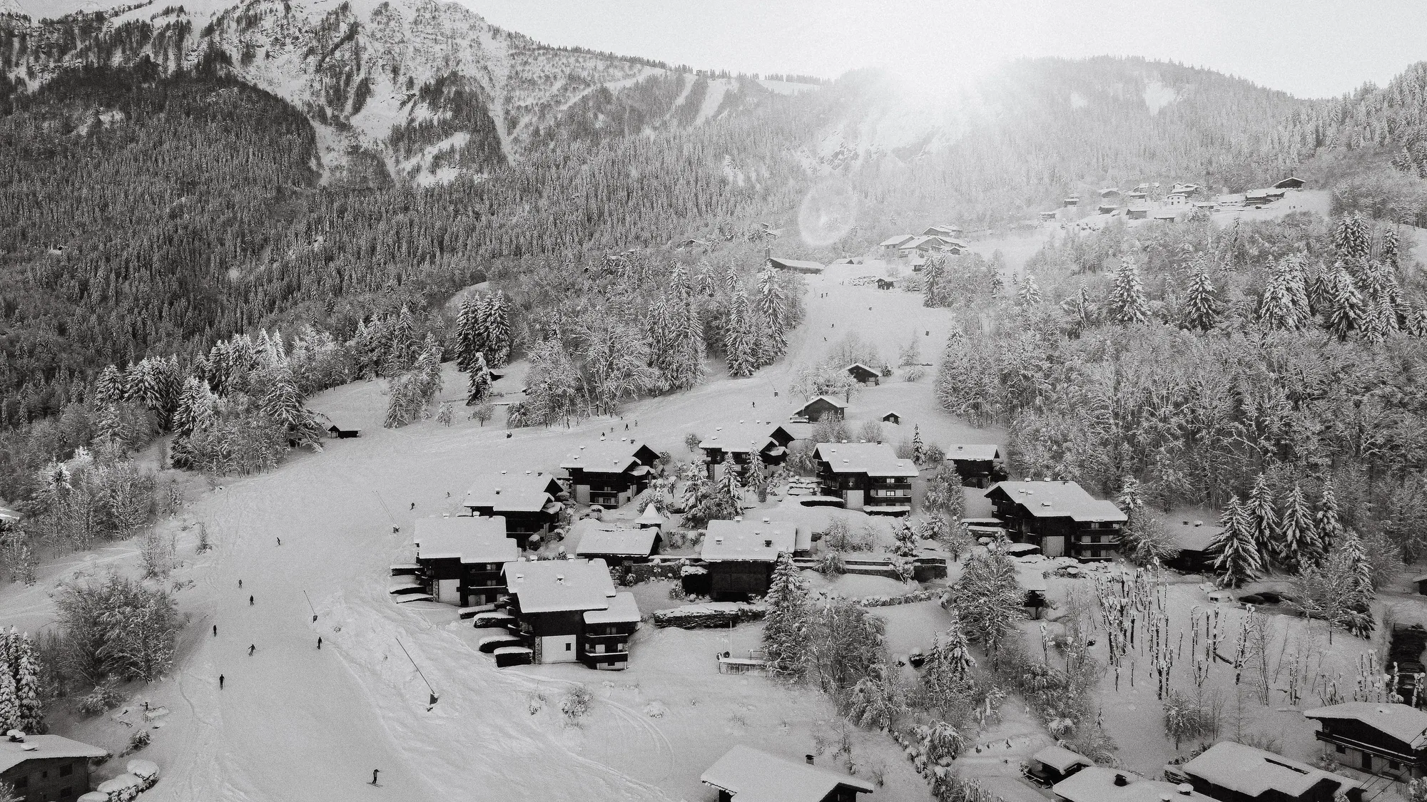 Les Hauts de Chavants in winter